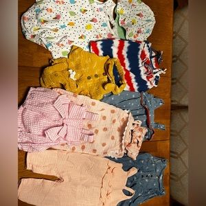 New/Like New/Never Worn Summer Outfits 0-3 months